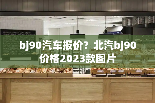 bj90汽车报价？北汽bj90价格2023款图片