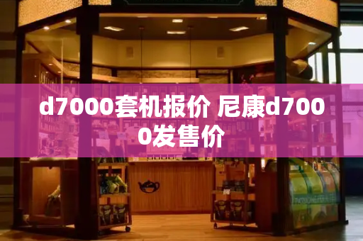 d7000套机报价 尼康d7000发售价