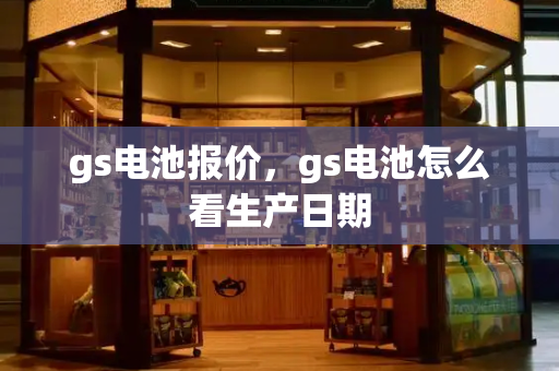 gs电池报价，gs电池怎么看生产日期