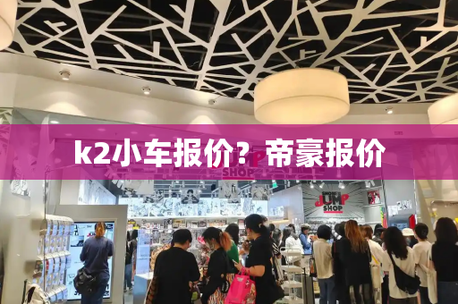 k2小车报价？帝豪报价-第1张图片-星选测评