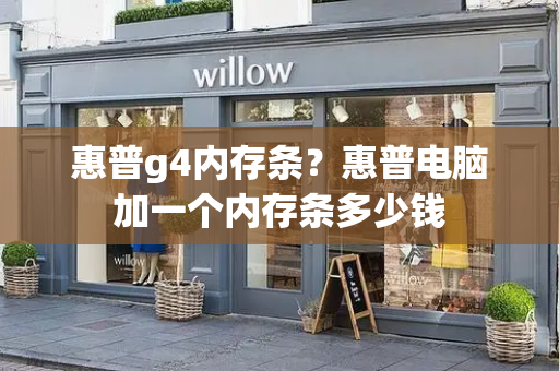 惠普g4内存条？惠普电脑加一个内存条多少钱-第1张图片-星选测评