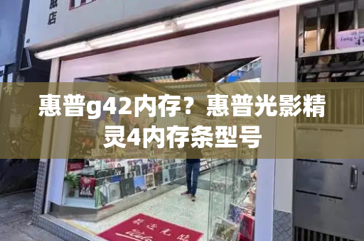 惠普g42内存？惠普光影精灵4内存条型号