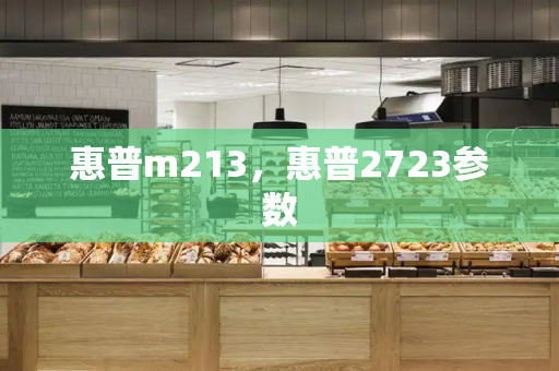 惠普m213，惠普2723参数-第1张图片-星选测评