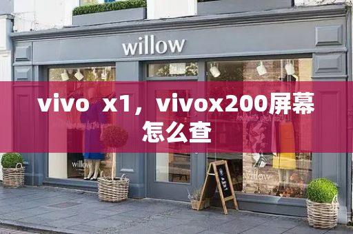 vivo  x1，vivox200屏幕怎么查-第1张图片-星选测评