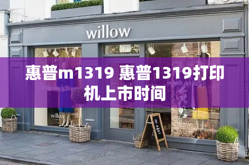 惠普m1319 惠普1319打印机上市时间-第1张图片-星选测评