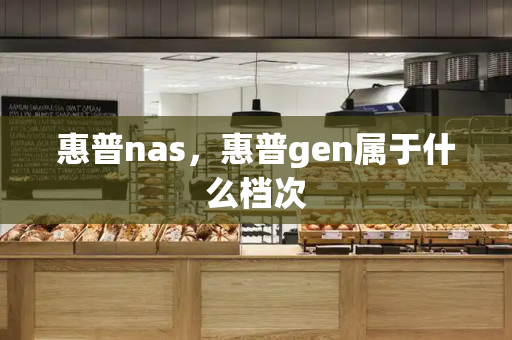 惠普nas，惠普gen属于什么档次-第1张图片-星选测评