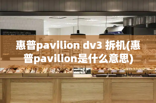 惠普pavilion dv3 拆机(惠普pavilion是什么意思)-第1张图片-星选测评