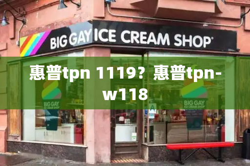 惠普tpn 1119？惠普tpn-w118
