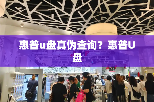 惠普u盘真伪查询？惠普U盘-第1张图片-星选测评