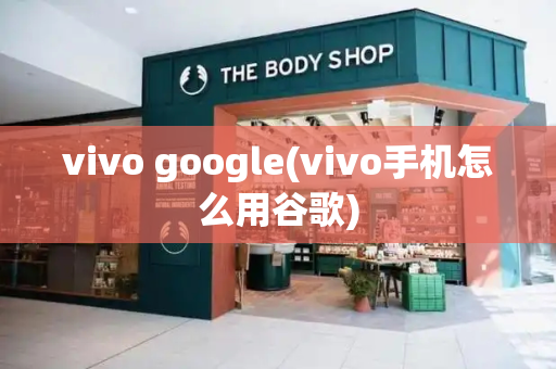 vivo google(vivo手机怎么用谷歌)-第1张图片-星选测评