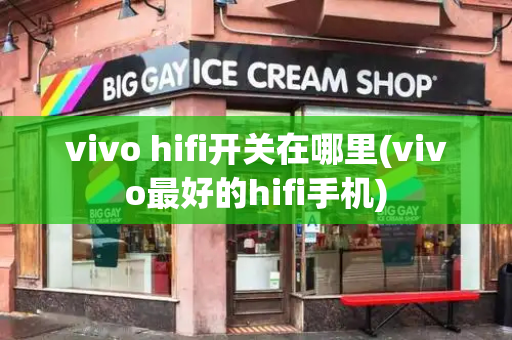 vivo hifi开关在哪里(vivo最好的hifi手机)-第1张图片-星选测评