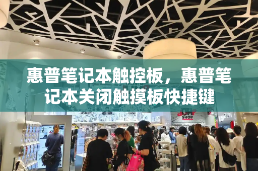 惠普笔记本触控板，惠普笔记本关闭触摸板快捷键-第1张图片-星选测评