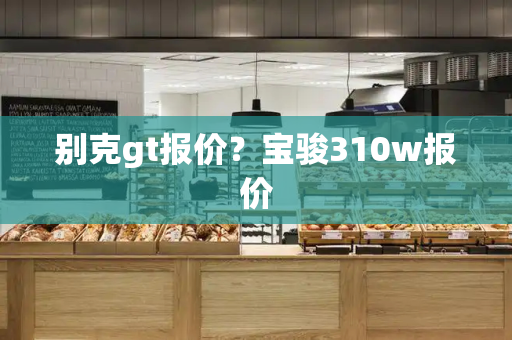 别克gt报价？宝骏310w报价-第1张图片-星选测评
