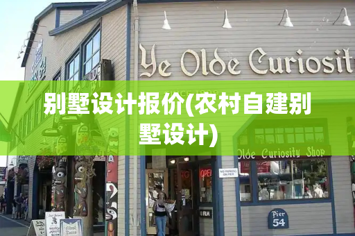 别墅设计报价(农村自建别墅设计)
