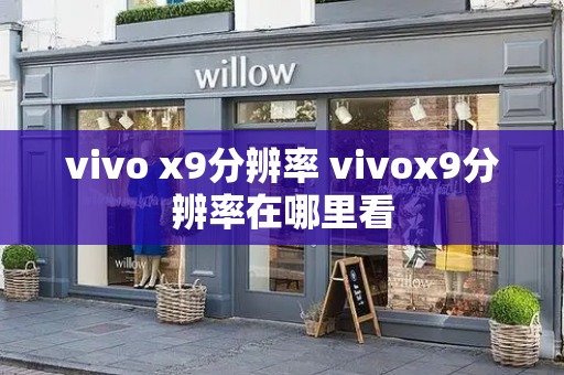 vivo x9分辨率 vivox9分辨率在哪里看