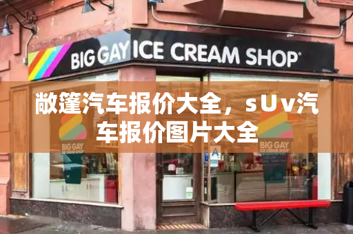 敞篷汽车报价大全，s∪v汽车报价图片大全