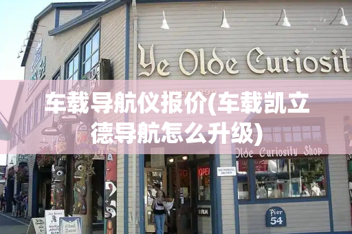 车载导航仪报价(车载凯立德导航怎么升级)