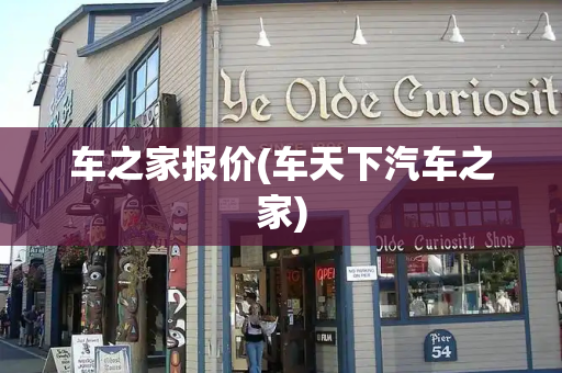 车之家报价(车天下汽车之家)-第1张图片-星选测评