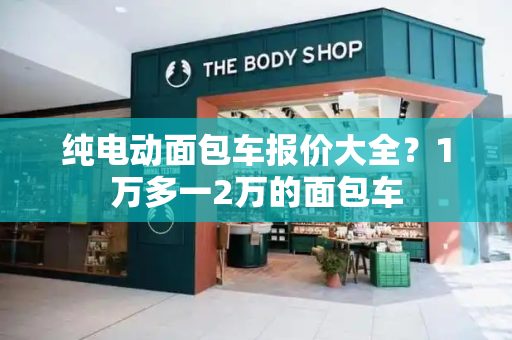 纯电动面包车报价大全？1万多一2万的面包车-第1张图片-星选测评