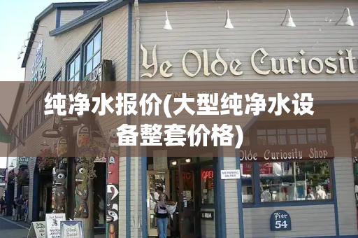 纯净水报价(大型纯净水设备整套价格)
