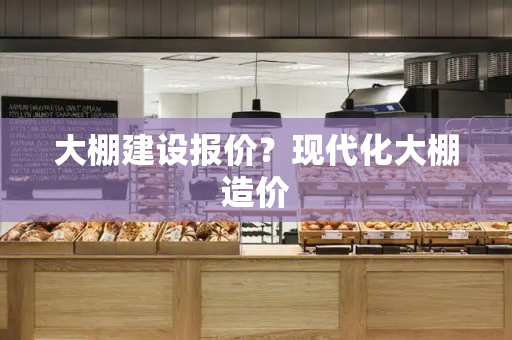 大棚建设报价？现代化大棚造价-第1张图片-星选测评