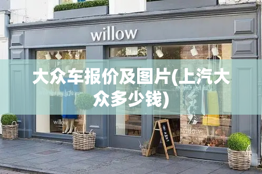 大众车报价及图片(上汽大众多少钱)