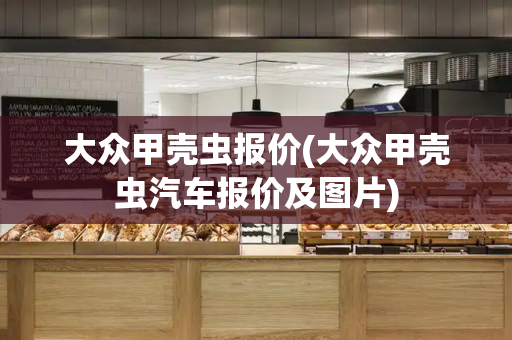 大众甲壳虫报价(大众甲壳虫汽车报价及图片)