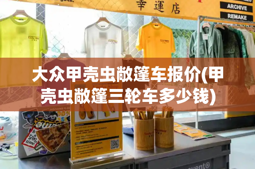大众甲壳虫敞篷车报价(甲壳虫敞篷三轮车多少钱)