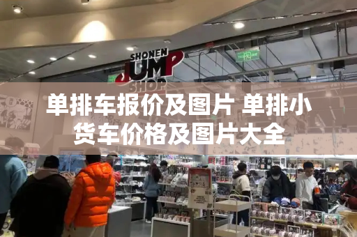 单排车报价及图片 单排小货车价格及图片大全-第1张图片-星选测评