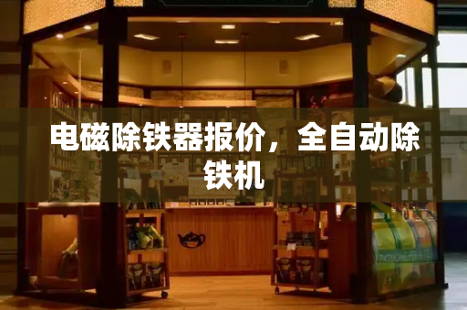 电磁除铁器报价，全自动除铁机