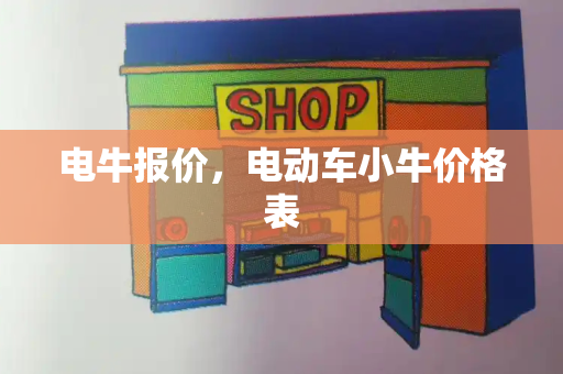 电牛报价，电动车小牛价格表