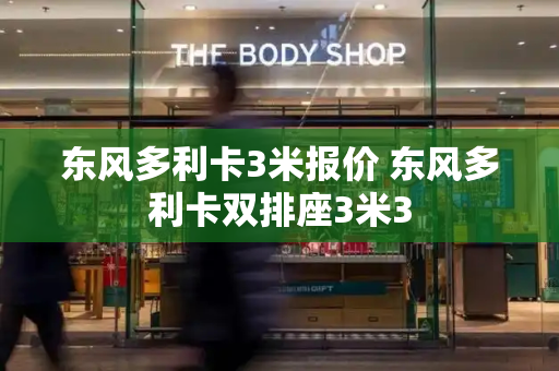 东风多利卡3米报价 东风多利卡双排座3米3