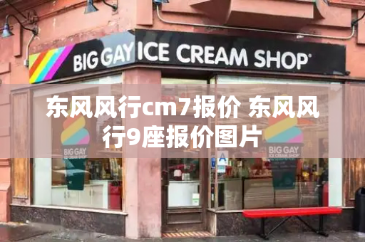东风风行cm7报价 东风风行9座报价图片