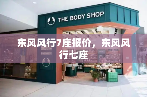 东风风行7座报价，东风风行七座-第1张图片-星选测评
