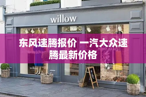 东风速腾报价 一汽大众速腾最新价格-第1张图片-星选测评