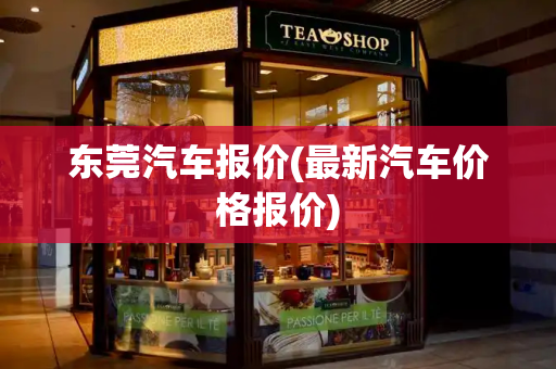东莞汽车报价(最新汽车价格报价)