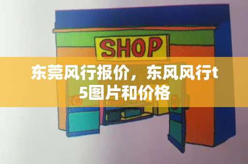 东莞风行报价，东风风行t5图片和价格-第1张图片-星选测评