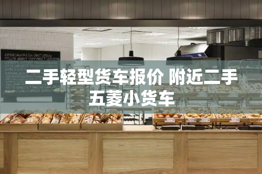 二手轻型货车报价 附近二手五菱小货车-第1张图片-星选测评