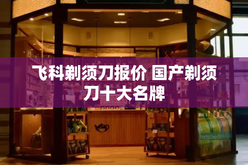 飞科剃须刀报价 国产剃须刀十大名牌