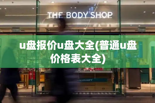 u盘报价u盘大全(普通u盘价格表大全)
