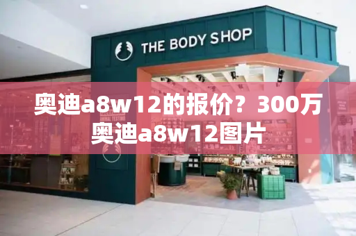 奥迪a8w12的报价？300万奥迪a8w12图片