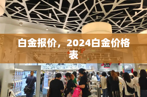 白金报价，2024白金价格表