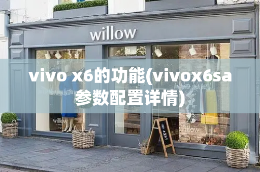 vivo x6的功能(vivox6sa参数配置详情)