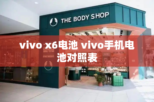 vivo x6电池 vivo手机电池对照表