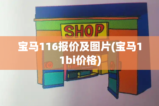 宝马116报价及图片(宝马11bi价格)-第1张图片-星选测评
