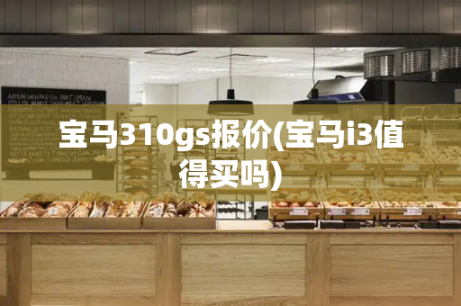 宝马310gs报价(宝马i3值得买吗)-第1张图片-星选测评