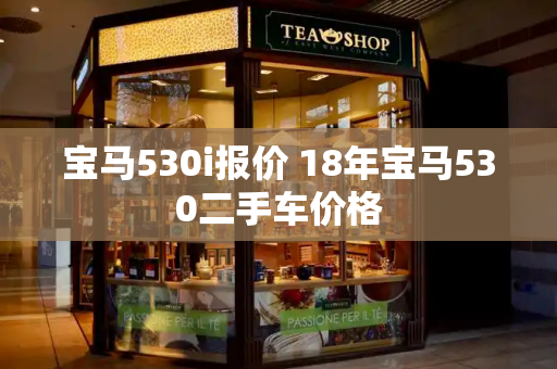 宝马530i报价 18年宝马530二手车价格-第1张图片-星选测评