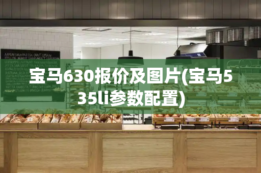 宝马630报价及图片(宝马535li参数配置)-第1张图片-星选测评