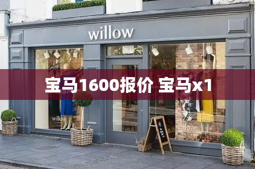 宝马1600报价 宝马x1-第1张图片-星选测评