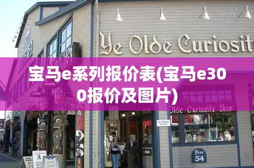 宝马e系列报价表(宝马e300报价及图片)
